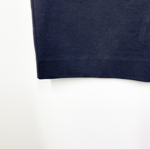 J.Crew Factory Black Ponte Utility Shift Dress - Picture 7 of 10